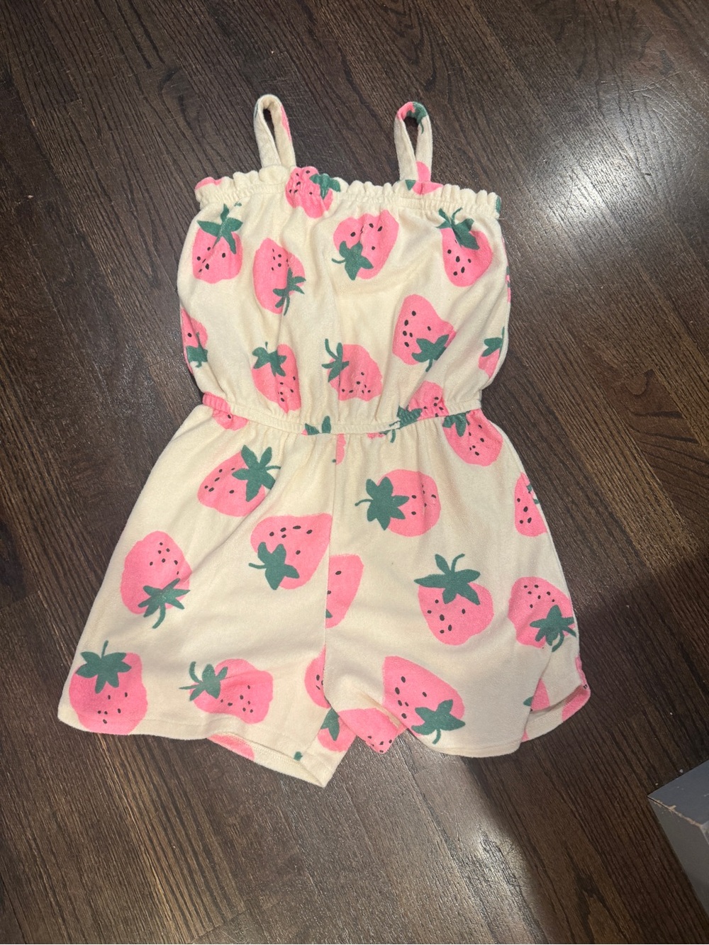 Girls Romper One Piece Summer H&M Girls Strawberry-Print  size 10 Outfit Clothes